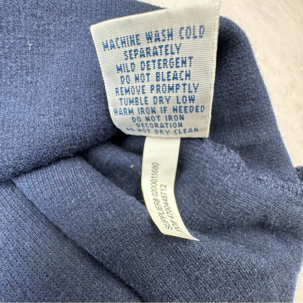 Polo Ralph Lauren quarter-zip pullover sweater in navy blue. Men’s size 4XLT.